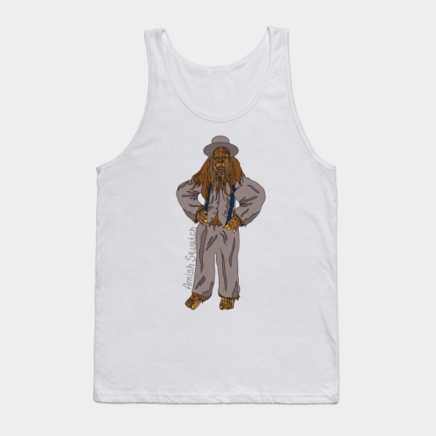 Amish Squatch Tank Top by Cassie’s Cryptid Land